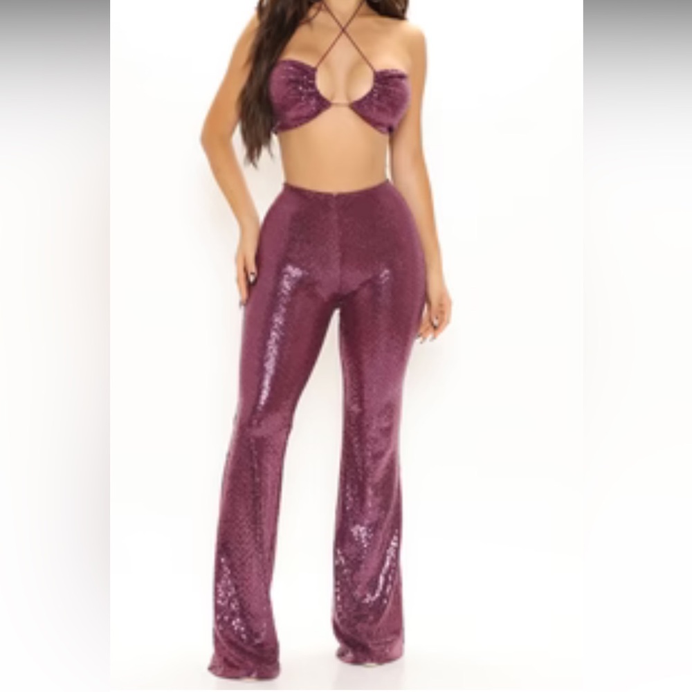 SEQUIN TUBE TOP & PANTS 🪩